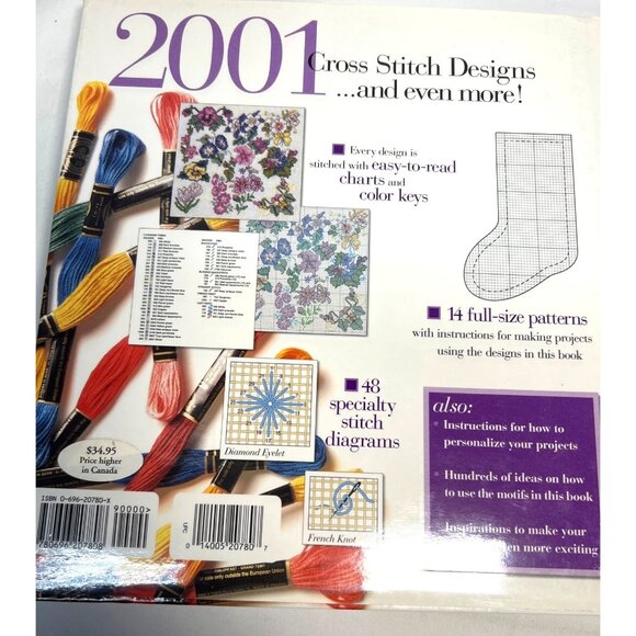 Better Homes & Gardens 2001 Cross Stitch Designs Essential Reference Book - Picture 2 of 5
